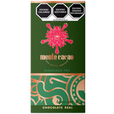 Barra Chocolate Mente Cacao Semiamargo 70% Cacao con Albahaca 85g