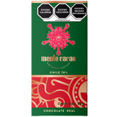Barra Chocolate Mente Cacao Semiamargo 70% Cacao con Chile 85g