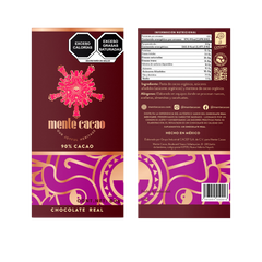 Mind Chocolate Bar Bitter Cocoa 90% Cocoa 85g