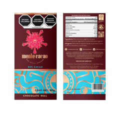 Mind Chocolate Bar Bitter Cocoa 80% Cocoa 85g