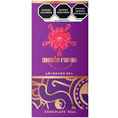 Mente Bitter Cocoa Chocolate Bar 80% Cocoa with Blueberry 85g